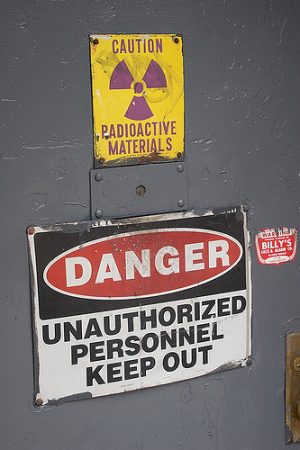 radioactivity warning